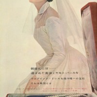 ミキモト広告「結婚式には真珠のネックレスを」