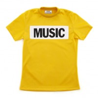 「Close Music」ロゴTシャツ、「MUSIC」バージョン