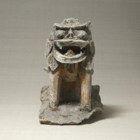 屋根獅子（シーサー）　沖縄県（日本）　20世紀　高39.0cm