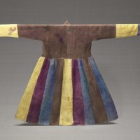 毛織衣裳　チベット　20世紀　高111.0cm