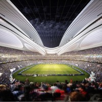 メインスタジアムに予定されている2019年に竣工予定の新国立競技場