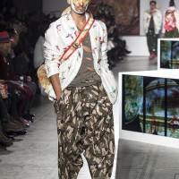 ロンドンV&Aで開催された山本寛斎のファッションショー「Fashion in Motion "Kansai Yamamoto" Fashion Show」