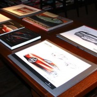 会場にはピニンファリーナ社の貴重なデザイン画を展示
