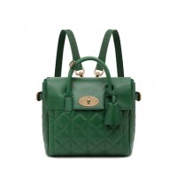 Green Quilted Nappa