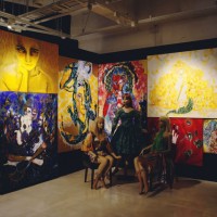 13年にパルコミュージアムで開催された「絶命展」に出展した柳の作品
