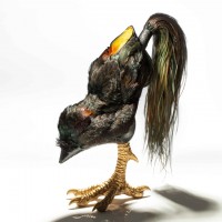 アートに寄せて表現したという「bird-witched」の中の一足