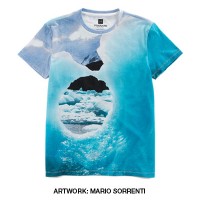 GAP×VISIONAIREのコラボTシャツ、マリオ・ソレンティのアートワーク
