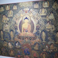 チベットの画僧が描いたタンカ