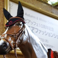 日本橋三越で開催された“乗馬ウェア”ファッションショー会場