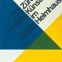 ハンス・ノイブルク「《「チューリヒの作家たち展」ポスター」1965、宇都宮美術館蔵