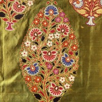 女性用スカート（ガガラ）用布 19世紀末-20世紀初頭 インド　グジャラート州あるいはラージャスターン州 神戸ファッション美術館蔵