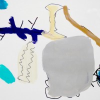 平山昌尚｜ゴミ (6040)｜2016｜アクリル絵具、ペン、ボールペン、紙｜297 x 420mm