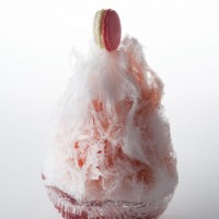 いちご味の「サツキ江戸かき氷」（1,800円）