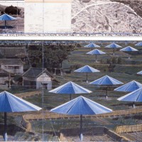 「アンブレラ　日本とアメリカ合衆国のジョイント・プロジェクト」1991年 2枚組のドローイング