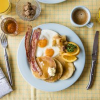 「アメリカの朝ごはん（パンケーキ）」（1,500円）