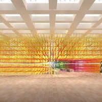国立新美術館開館10周年 「NACT Colors」インスタレーション（イメージ） デザイン：エマニュエル・ムホー