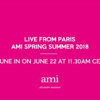 アミ アレクサンドル マテュッシ2018春夏コレクションショーをパリよりライブストリーミング
