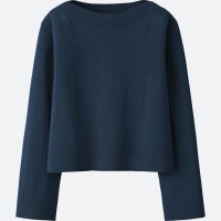 「コットンカシミヤボートネックセーター（長袖）＋E」（2,990円）