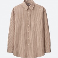 「ヒッコリーオーバーサイズシャツ（長袖）＋E」（2,990円）