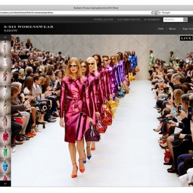 バーバリー2013年秋冬ウィメンズコレクションがストリーミング配信。日本時間2月19日1:00より