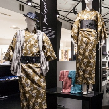 ペラフィネ初浴衣が新宿伊勢丹に登場。アンダーカバー、ポーター、ソロイストなども