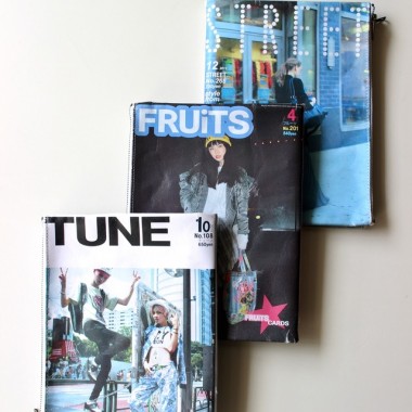 雑誌がクラッチバッグに。マタタビが雑誌『STREET』『FRUiTS』『TUNE』とコラボ