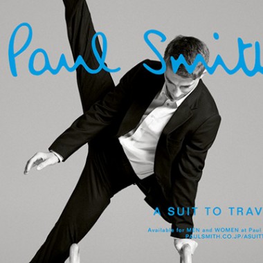 ポール・スミスが新作トラベルスーツ発売。ロンドン往復チケットが当たる記念キャンペーンも