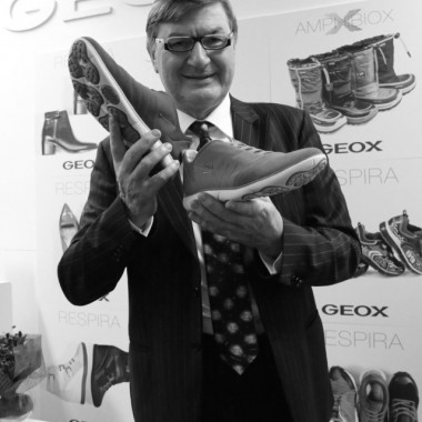 ワイン農家から靴の特許で急成長、伊GEOX会長が来日し“起業のすすめ”