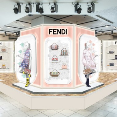 フェンディが新作コレクションを集めたポップアップイベント「スウィート ドリーム」を新宿伊勢丹で開催