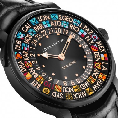 ルイ・ヴィトンの24時間タイムゾーンと世界24都市の時刻が一目で分かる「旅する時計」に日本限定モデルの新作が登場