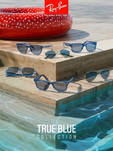 6つのレジェンドモデルを夏仕様にアップデート! レイバンから夏らしいカプセルコレクション「True Blue」が登場