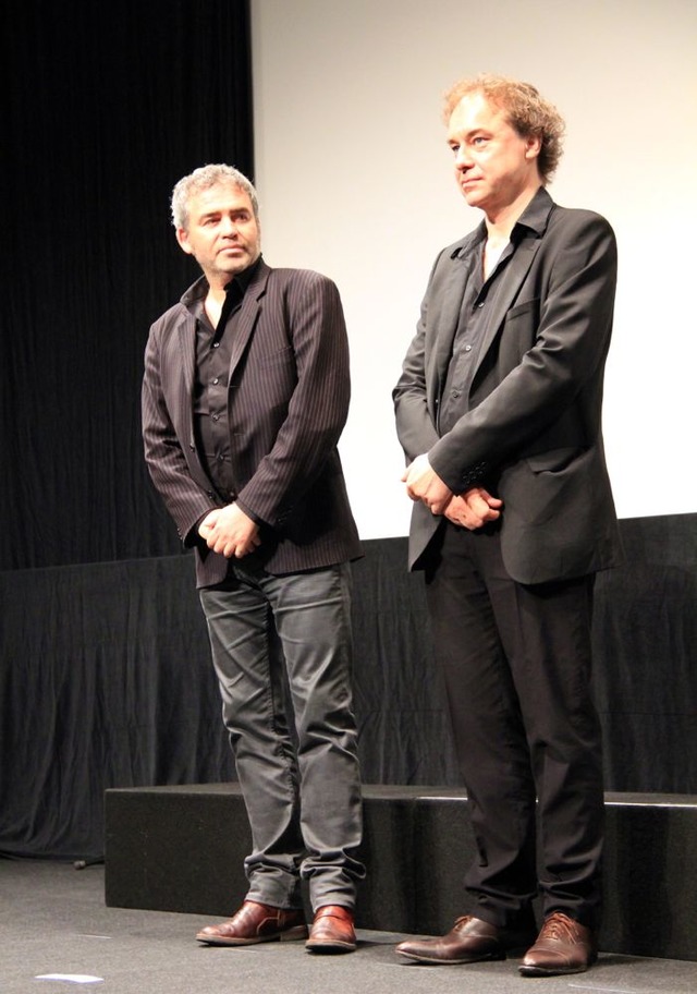 「椿姫ができるまで」ジャン＝フランソワ・シヴォディエ（右）、「母の身終い」ステファヌ・ブリゼ監督
