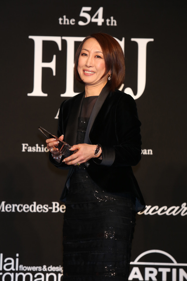 第54回日本ファッション・エディターズ・クラブ賞で受賞した芦田多恵