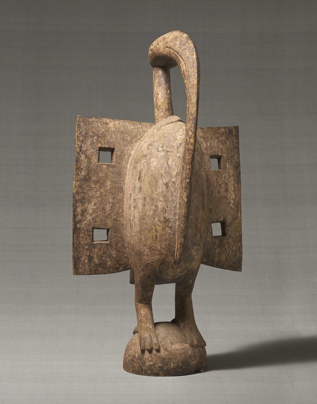 サイチョウ（カラオ）　セヌフォ族　コートジボワール　20世紀　高102.0cm