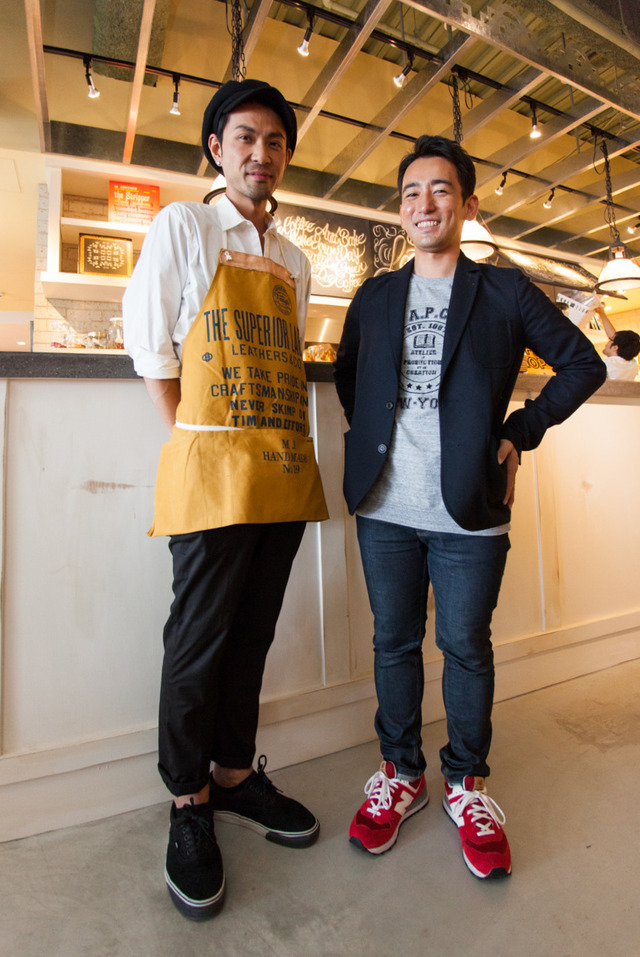 「THE DISH AND CUP」店長と浅本充氏
