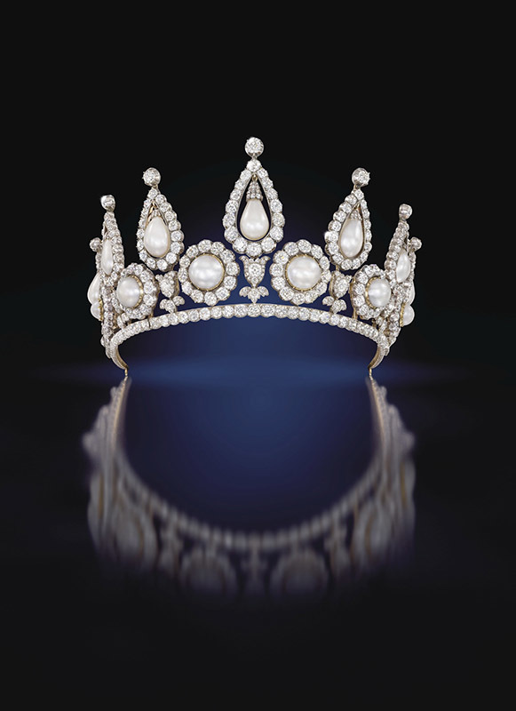 Lady Rosebery’s pearl and diamond tiara