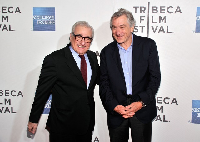 2013年トライベッカ映画祭に出席したマーティン・スコセッシとロバート・デ・ニーロ