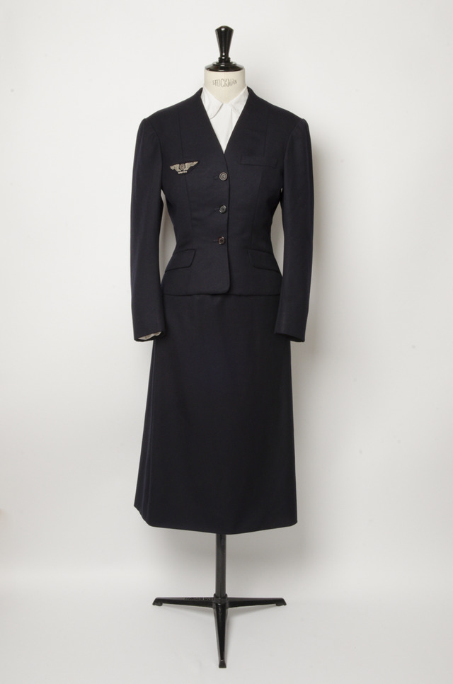 ジョルジェット・ドゥ・トレーズデザインのエールフランス制服（1951年）
