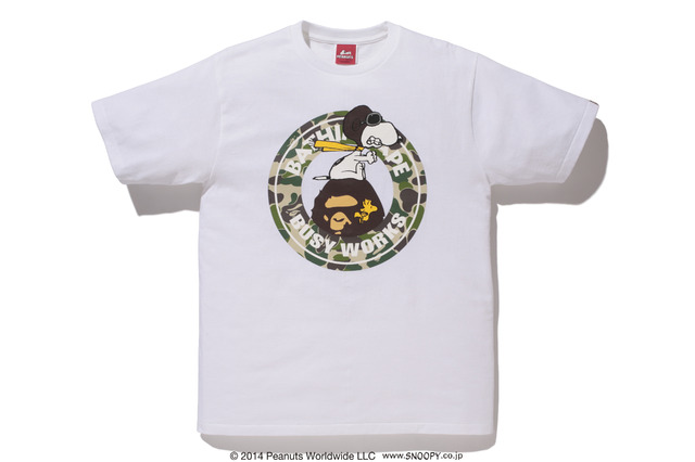 BAPE×ピーナッツの伊勢丹限定Tシャツ