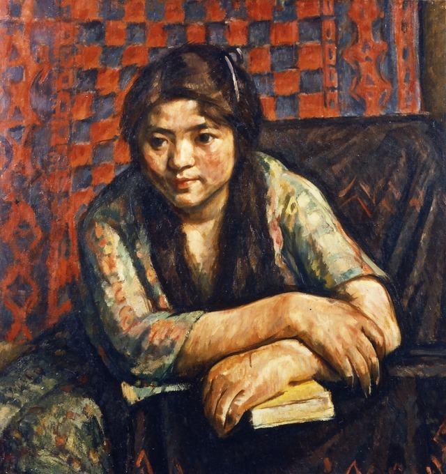 中村彝 《小女》 大正3（1914）年　中村屋サロン美術館