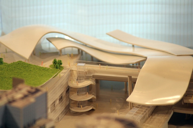 未来の渋谷駅半径500メートルm圏内の1/500スケールの模型