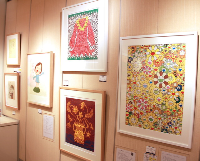 アートギャラリー「飾って楽しむ 現代アート版画展」ではアメリカンポップアートやジャパンアートを紹介