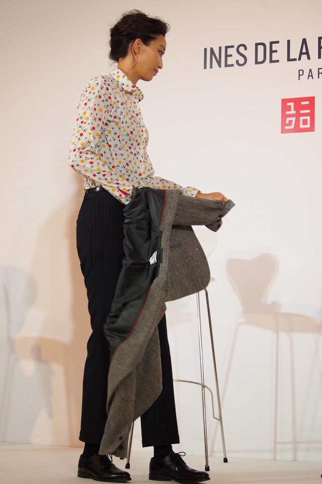 ユニクロ2014-15AWの広告キャストを務める女優兼モデルの杏