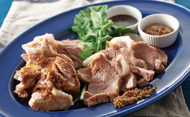 「I's MEAT SELECTION」の静岡産 掛川完熟酵母 黒豚の肩ロース塩豚の調理例