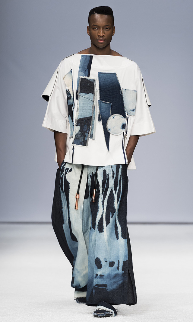 ストックホルムのファッションウィークで披露された、サイモン・リーによる「H&M Design Award 2015」の優勝コレクション