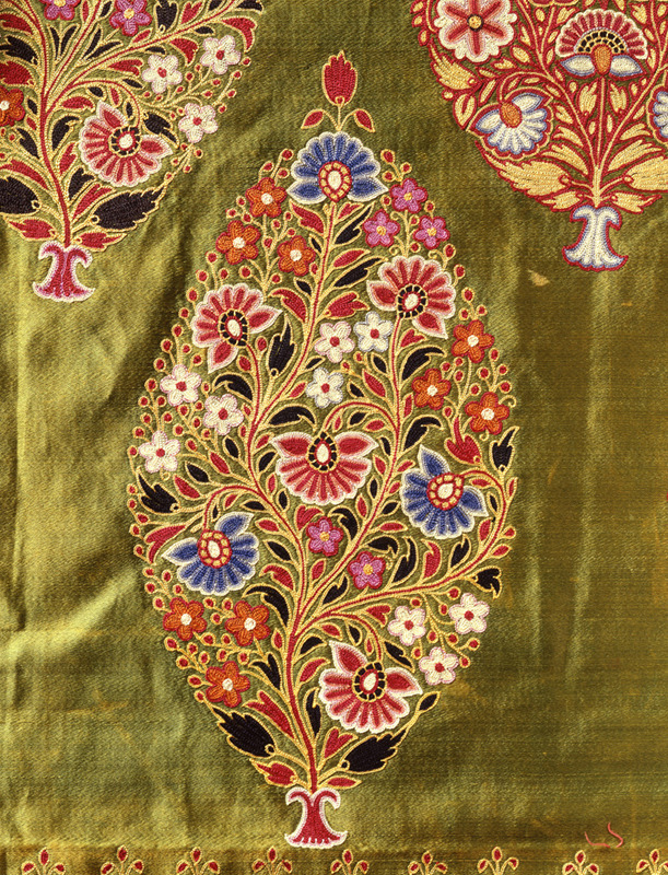 女性用スカート（ガガラ）用布 19世紀末-20世紀初頭 インド　グジャラート州あるいはラージャスターン州 神戸ファッション美術館蔵