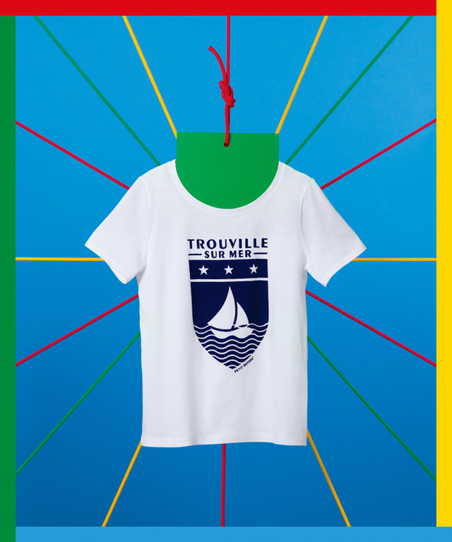 “Trouville sur Mer”モチーフのTシャツ