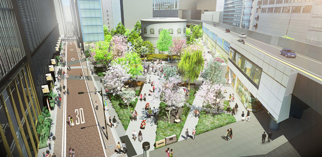 東京・銀座の数寄屋橋交差点に開業する大型商業施設、銀座5丁目プロジェクト（仮）の名称が「東急プラザ銀座」に決定