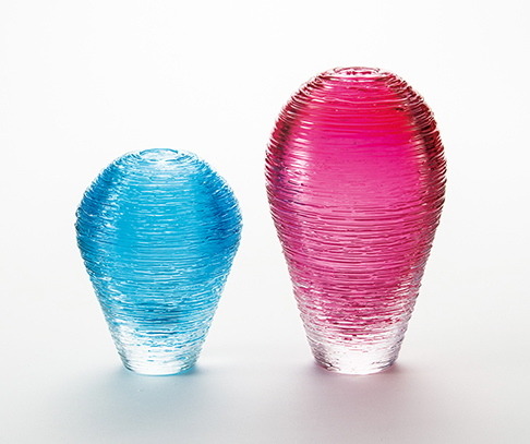 島根県の「吹きガラス 花器」（Zap Glass Studio／布野康）