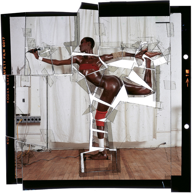 Grace revised and updated, cut-up transparency, New York, 1978